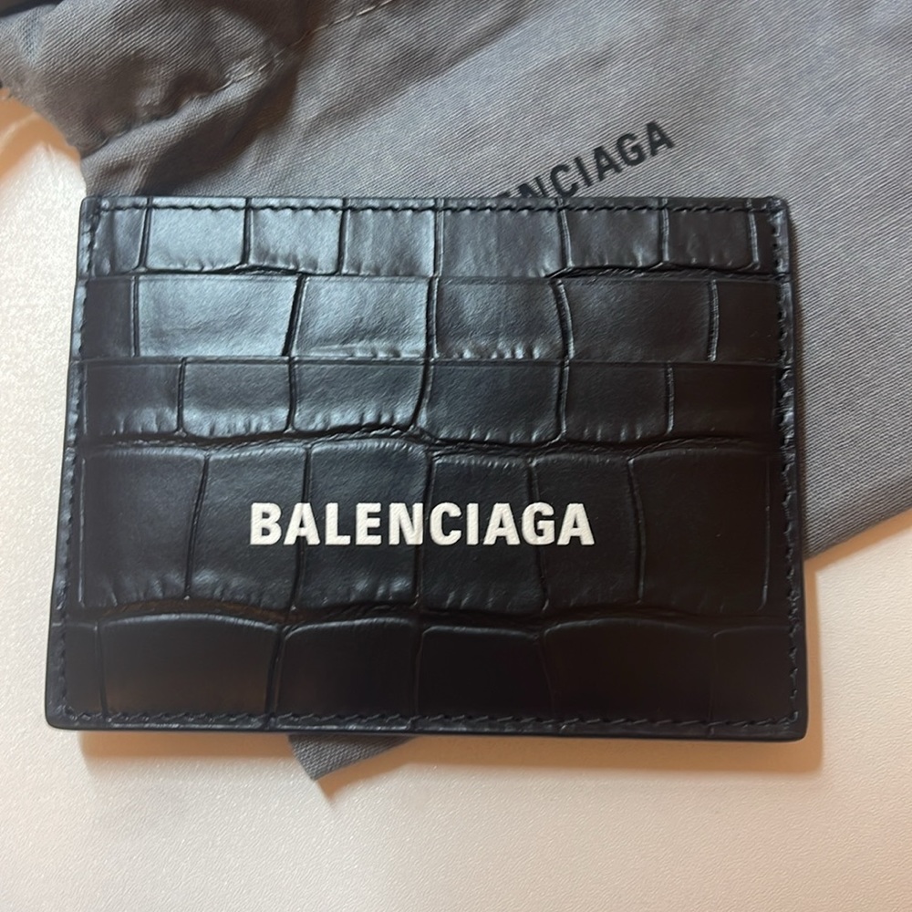 Balenciaga leather cardholder - Picture 2 of 5